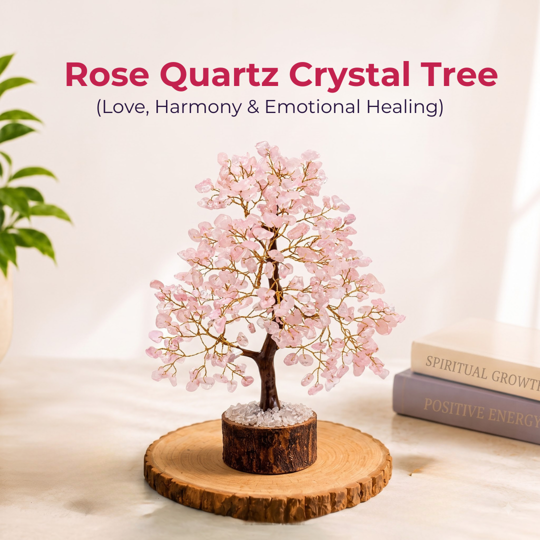 Rose Quartz Crystal Tree – Love, Harmony & Emotional Healing