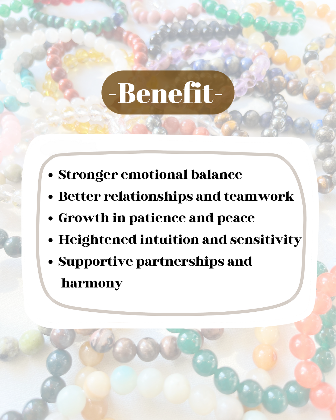 PERSONAL YEAR 2 BRACELET (Howlite • Peach Moonstone • Silver Pyrite)