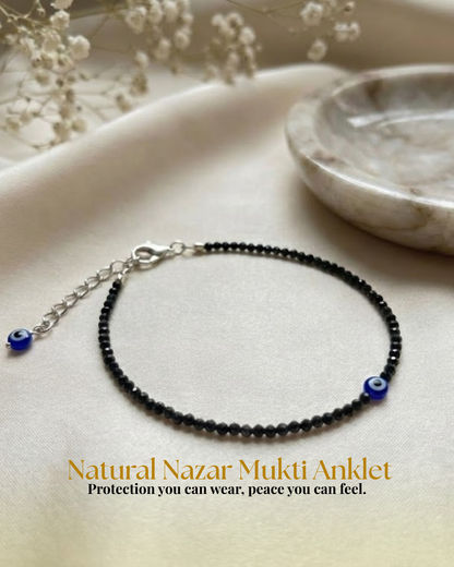 Natural Nazar Mukti Anklet (Protection, Confidence & Stylish Aura Shield)