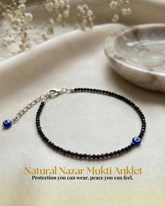 Natural Nazar Mukti Anklet (Protection, Confidence & Stylish Aura Shield)