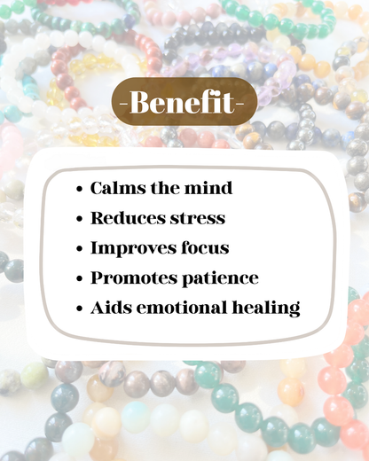 Stress Relief Bracelet (Calm the Mind & Ground the Emotions)