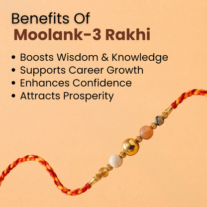 Moolank 3 Rakhi – Wisdom, Growth & Success