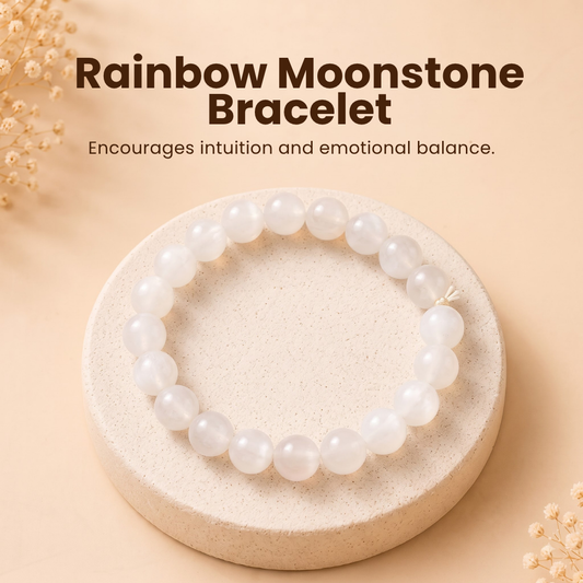 Rainbow Moonstone Bracelet