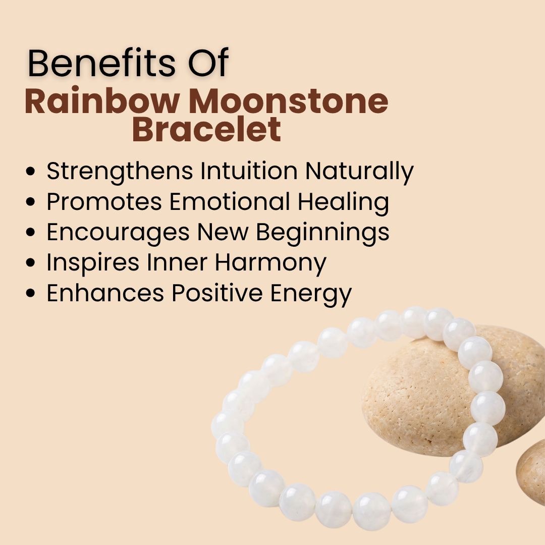 Rainbow Moonstone Bracelet