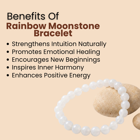 Rainbow Moonstone Bracelet