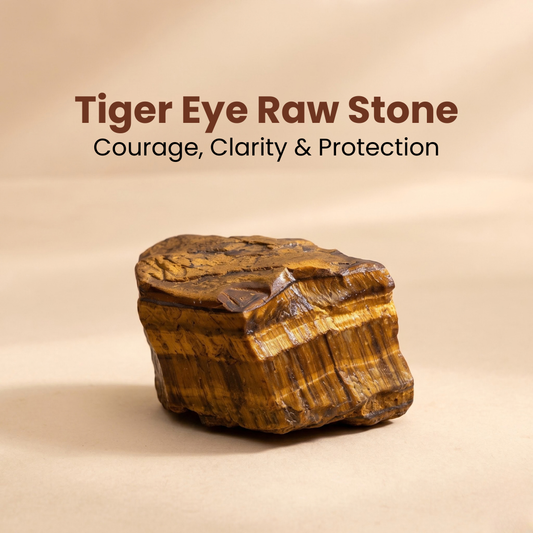 Tiger Eye Raw Stone – Courage, Clarity & Protection