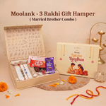 Moolank 3 Rakhi Gift Hamper (Married Brother Combo)
