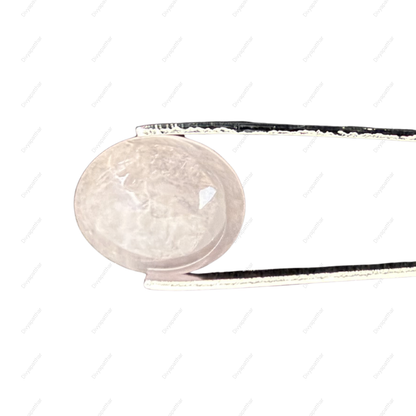 Natural Rose Quartz Gemstone – Oval Shape (8.60 Carat | 9.37 Ratti)
