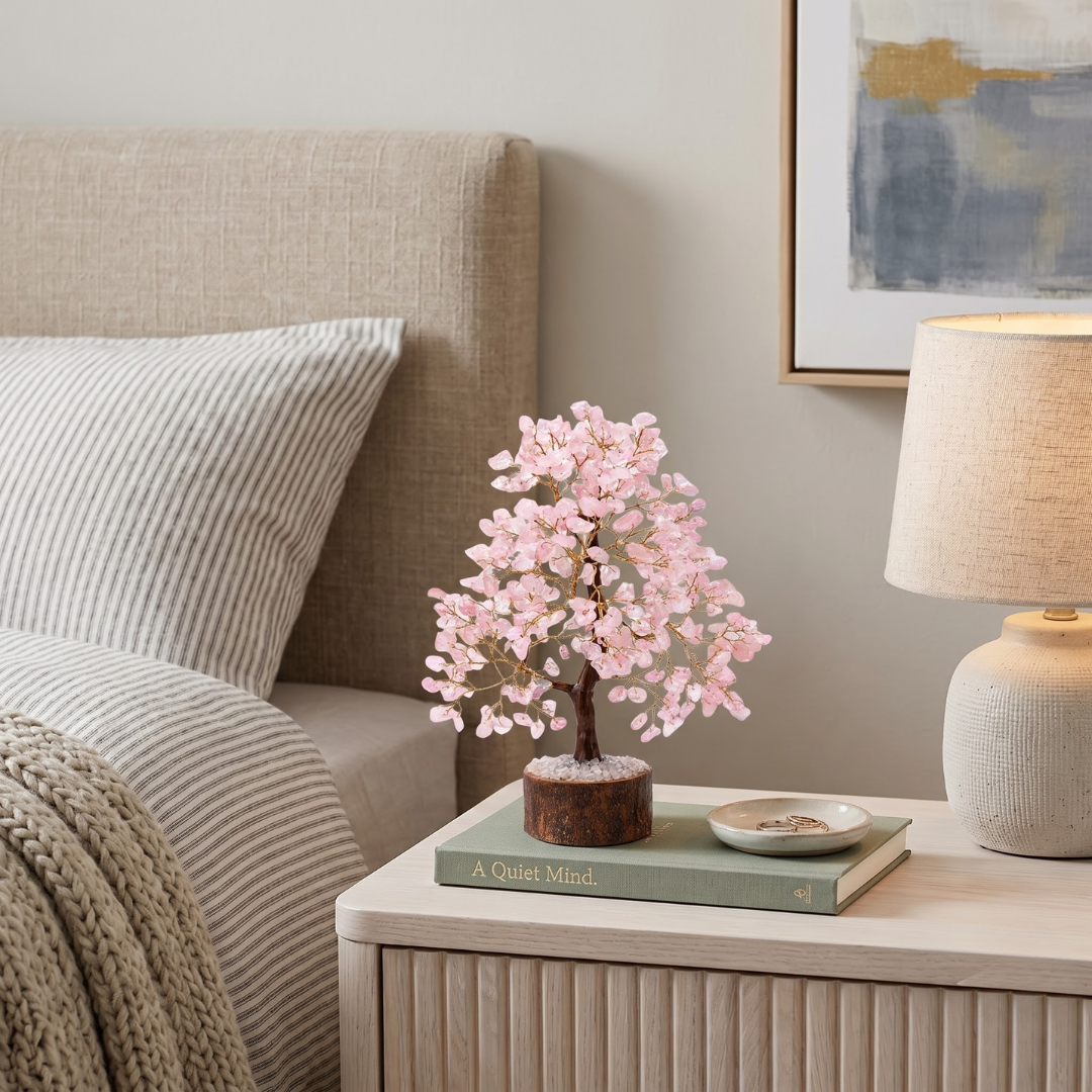 Rose Quartz Crystal Tree – Love, Harmony & Emotional Healing