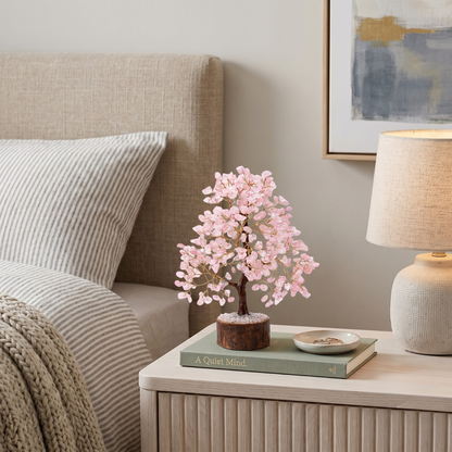Rose Quartz Crystal Tree – Love, Harmony & Emotional Healing