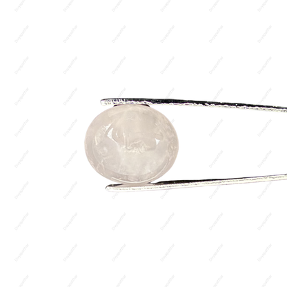 Natural Rose Quartz Gemstone – Oval Shape (10.90 Carat | 11.88 Ratti)