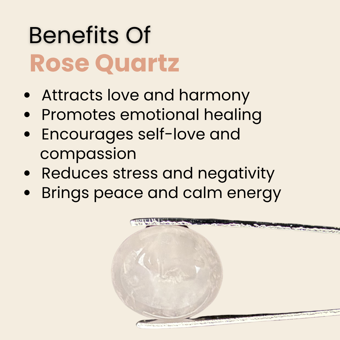Natural Rose Quartz Gemstone – Oval Shape (10.90 Carat | 11.88 Ratti)