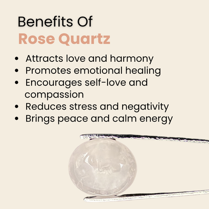 Natural Rose Quartz Gemstone – Oval Shape (10.90 Carat | 11.88 Ratti)