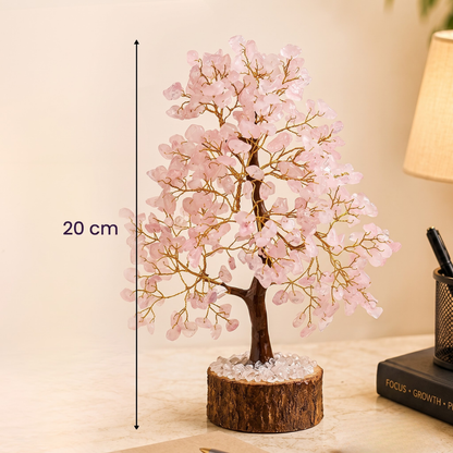 Rose Quartz Crystal Tree – Love, Harmony & Emotional Healing