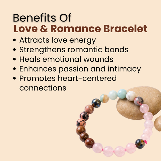 Natural Love & Romance Bracelet (Heart Healing, Emotional Bonding & Love Flow)