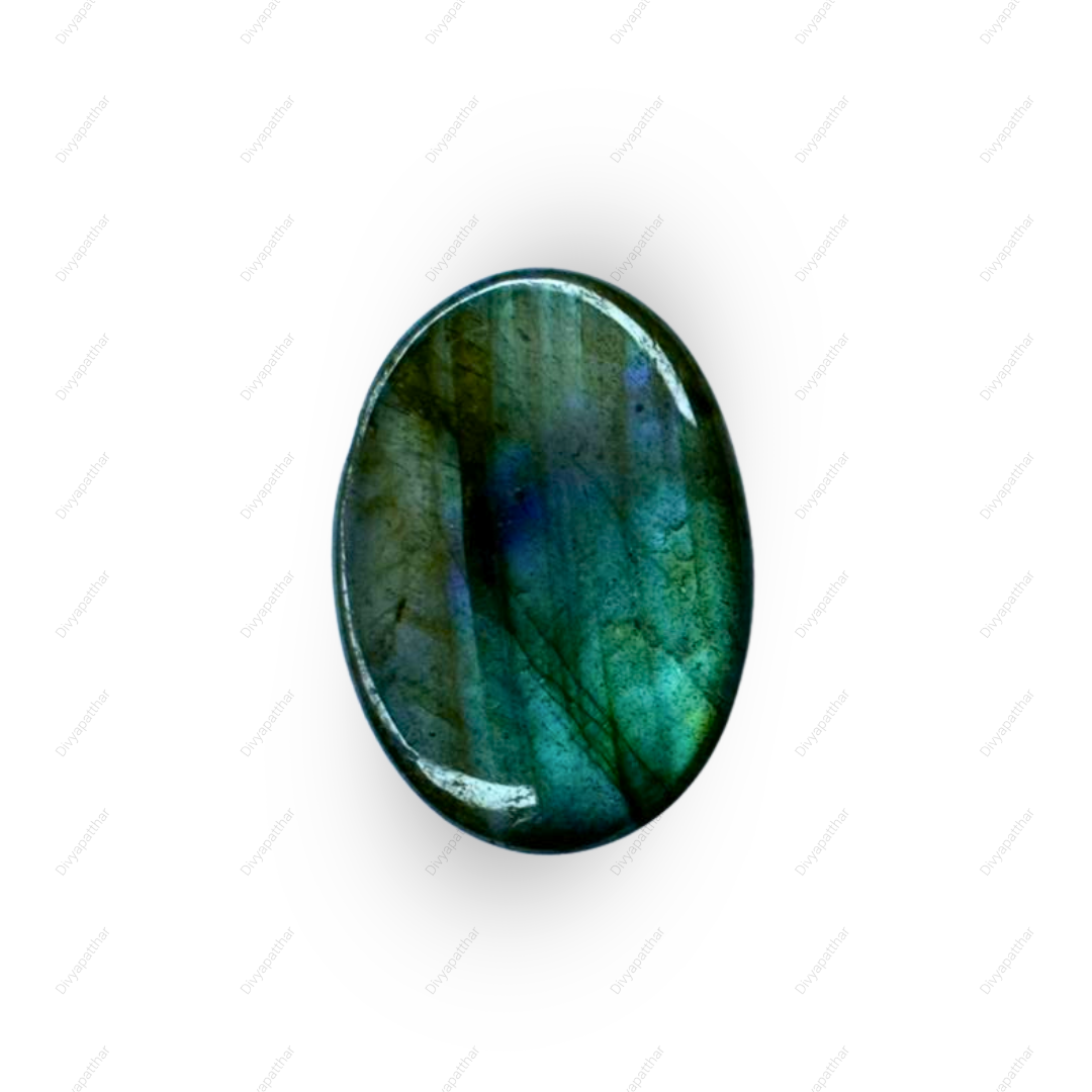 Natural Labradorite Gemstone – Oval Shape (7.20 Carat | 7.35 Ratti)