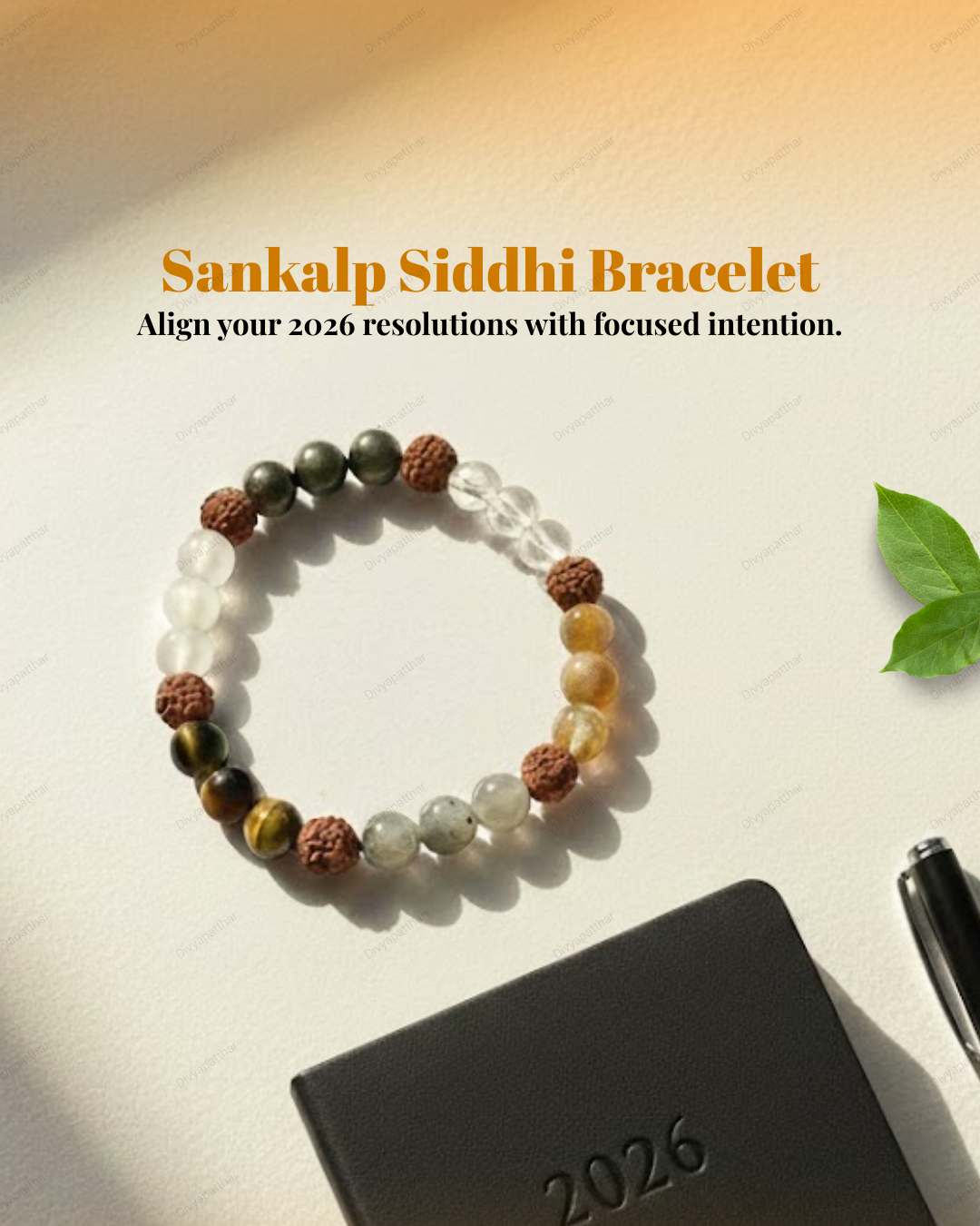 Sankalp Siddhi Bracelet – (7 Beads of Intention, Focus & Manifestation)