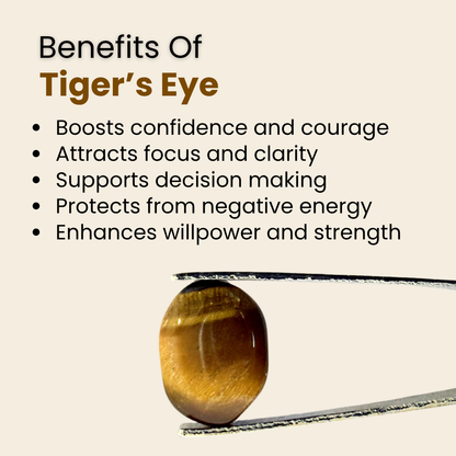 Natural Tiger's Eye Gemstone – Round Shape (6.60 Carat | 7.19 Ratti)