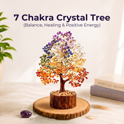7 Chakra Crystal Tree – Balance, Healing & Positive Energy