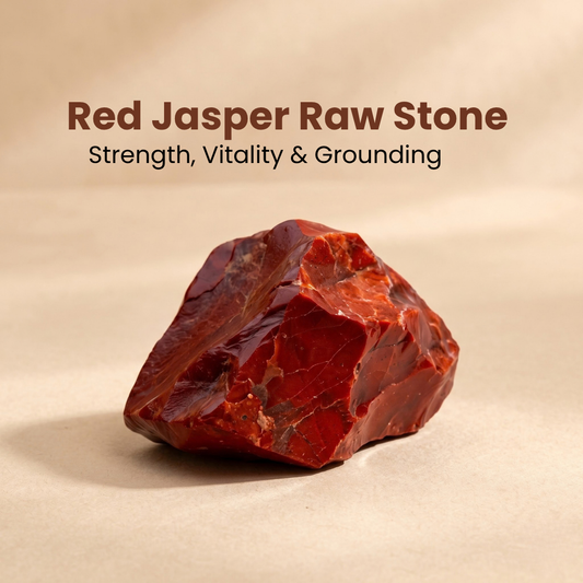 Red Jasper Raw Stone – Strength, Vitality & Grounding