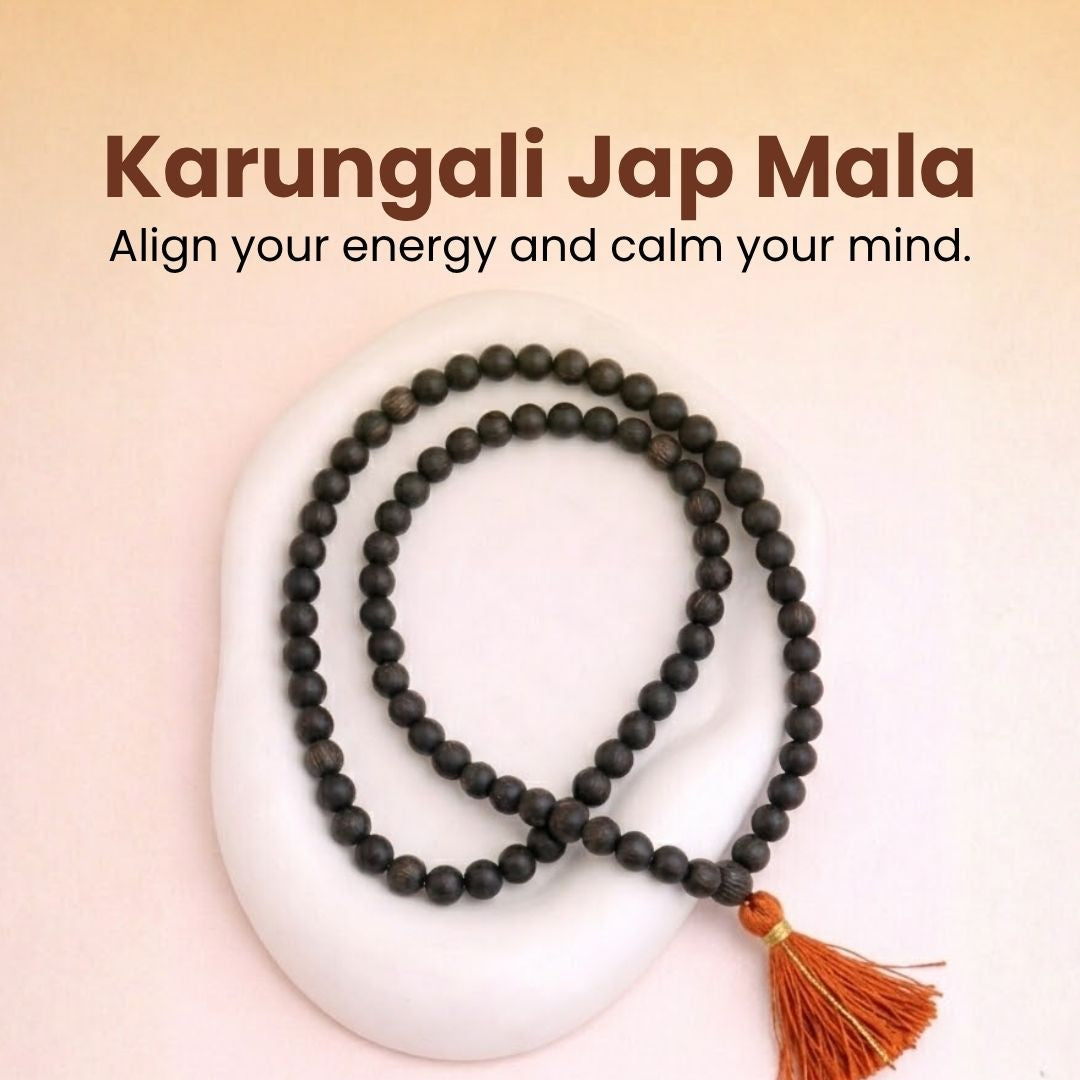 Karungali Jap Mala – Protection, Positivity & Spiritual Strength