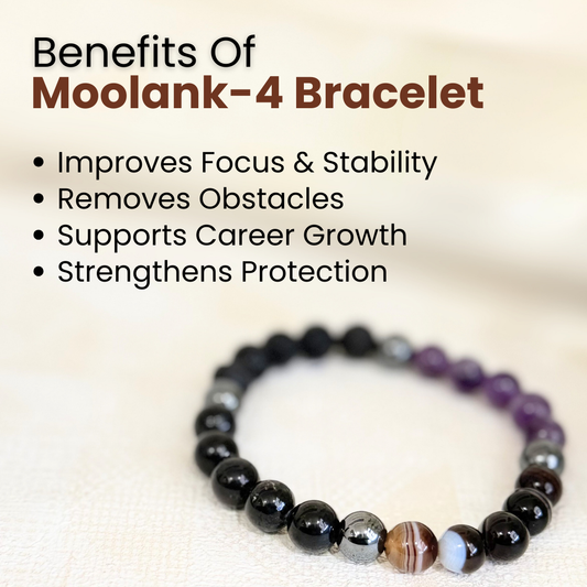 Moolank 4 Power Bracelet (Stability, Protection & Grounded Focus)