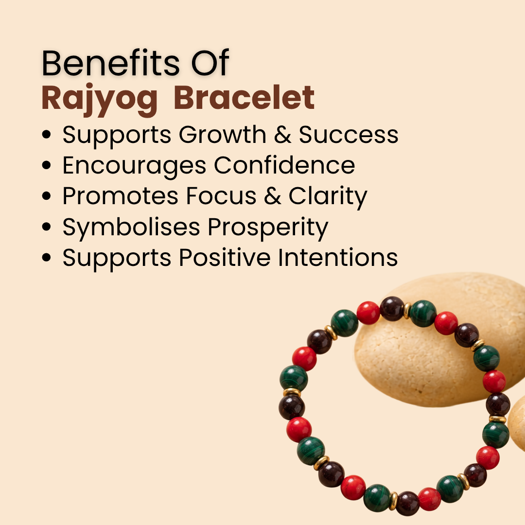 Willpower Rajyog Bracelet (9-5-1) – Courage, Confidence and Determination