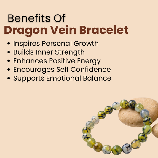 Dragon Vein Agate Bracelet