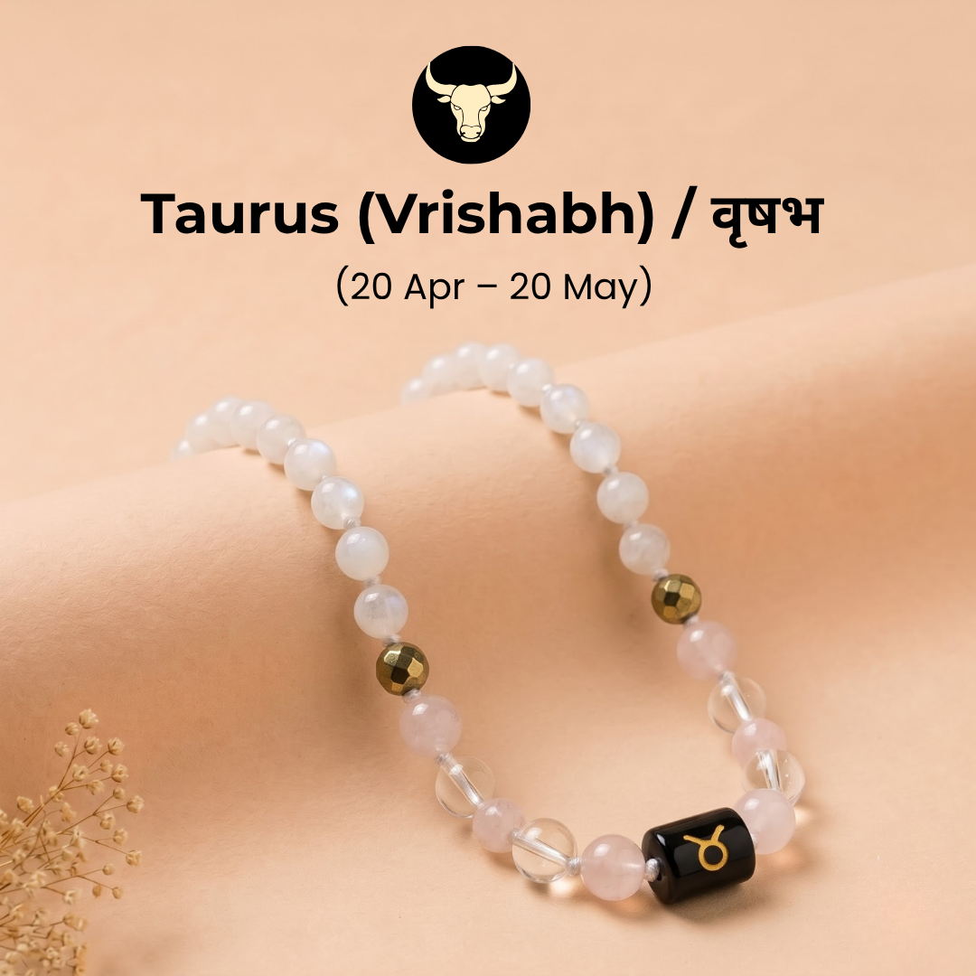 Taurus Zodiac Mala – Love, Stability & Prosperity