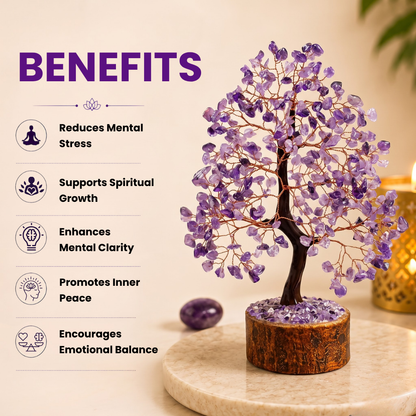 Amethyst Crystal Tree – Peace, Intuition & Spiritual Growth
