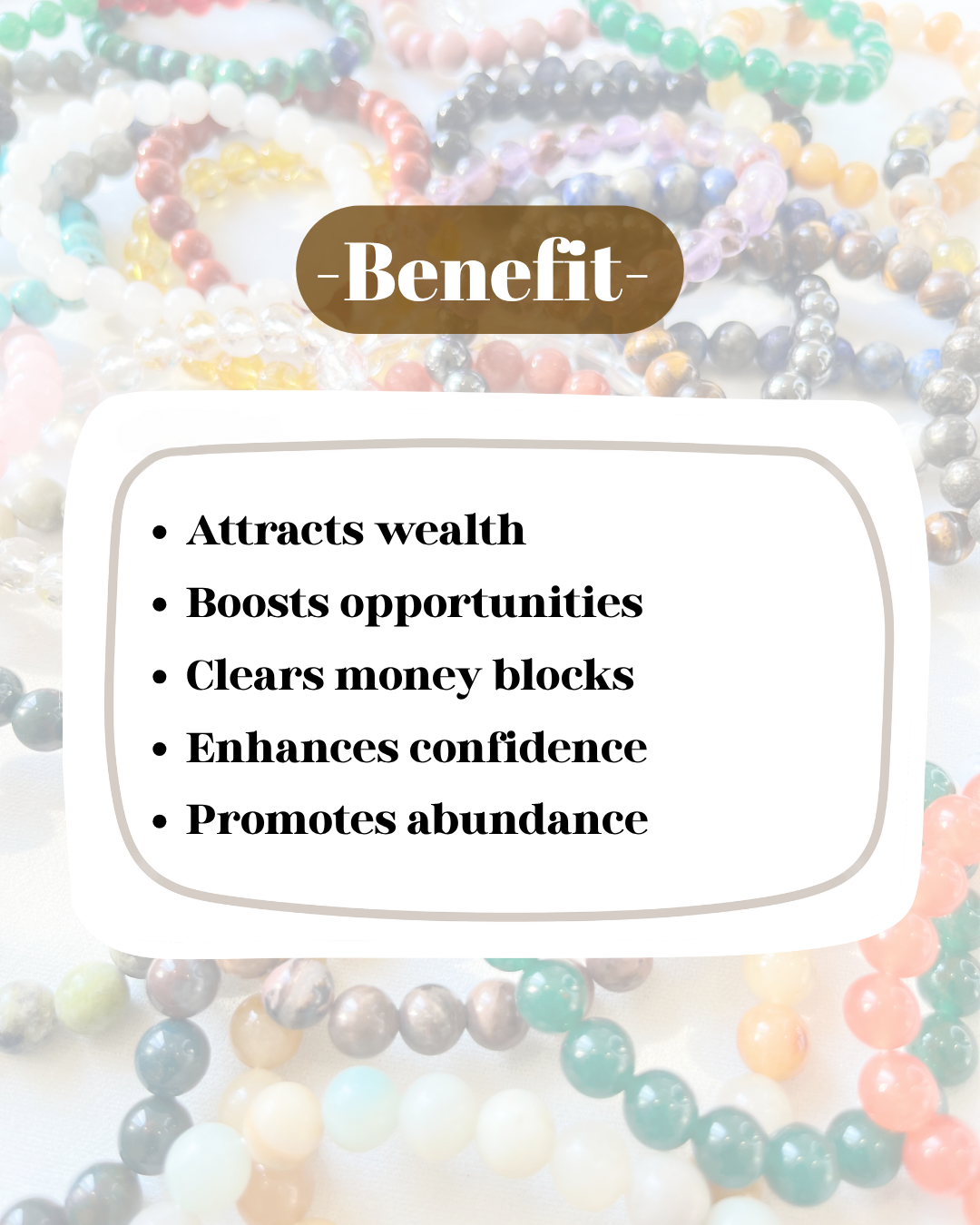 Money Magnet Bracelet (Attract Wealth, Luck & Grounded Growth)