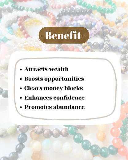 Money Magnet Bracelet (Attract Wealth, Luck & Grounded Growth)