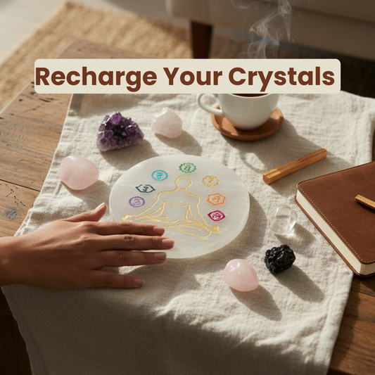 Round Selenite Plate – Cleansing, Healing & Spiritual Harmony