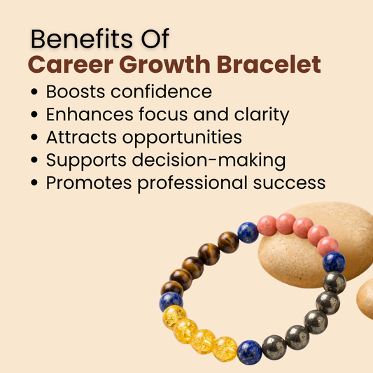 Natural Career Growth Bracelet (Focus, Ambition & Prosperity)