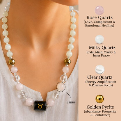 Taurus Zodiac Mala – Love, Stability & Prosperity
