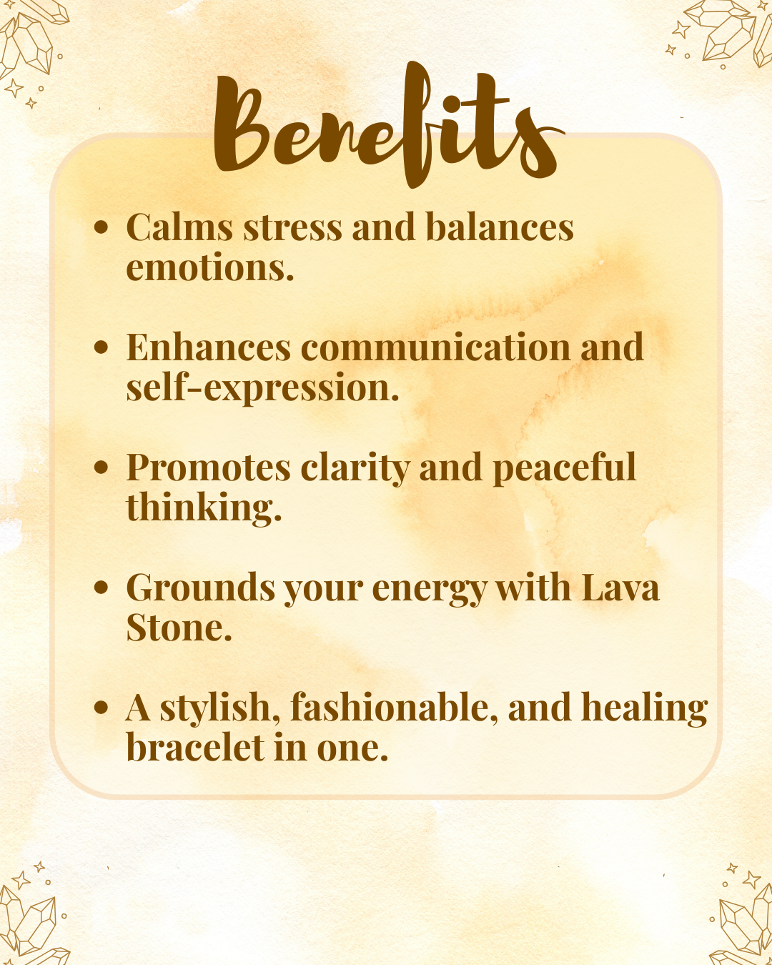 Premium Amazonite Lava Bracelet (Emotional Balance, Truth & Calm Communication)