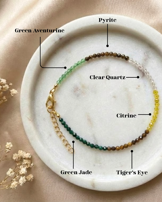 Natural Money Magnet Anklet (Wealth Attraction, Success & Stylish Abundance)