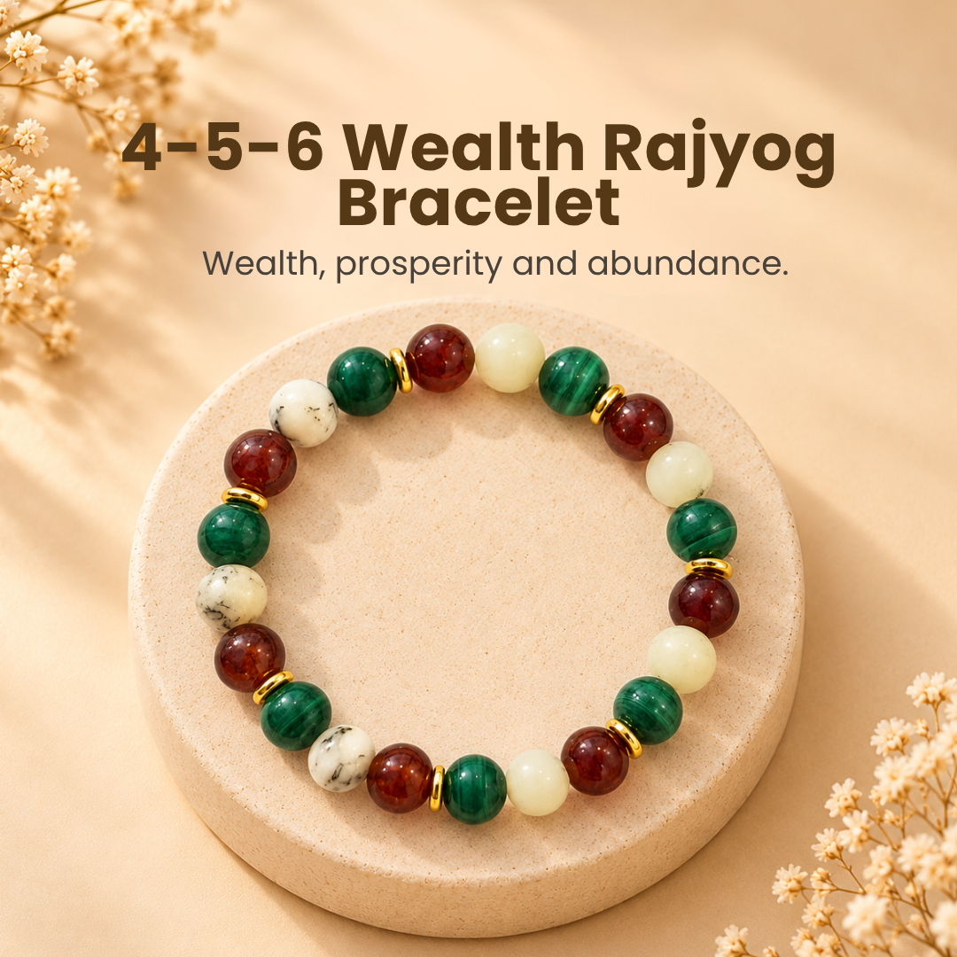 Wealth Rajyog Bracelet (4-5-6) – Financial Growth and Abundance