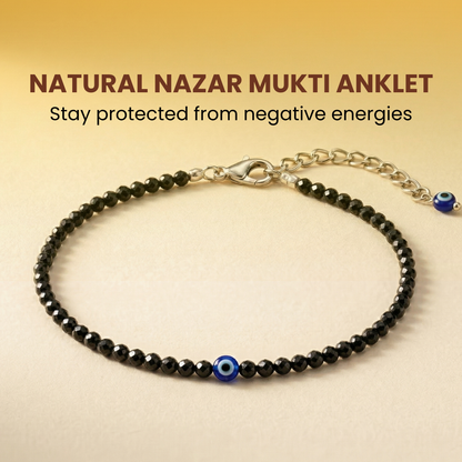 Natural Nazar Mukti Anklet (Protection, Confidence & Stylish Aura Shield)