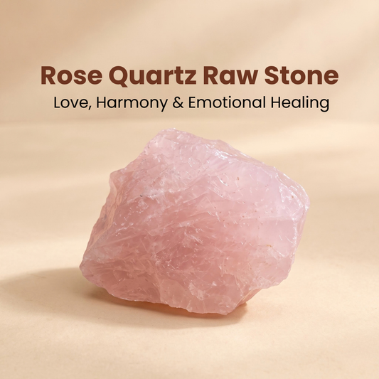 Rose Quartz Raw Stone – Love, Harmony & Emotional Healing