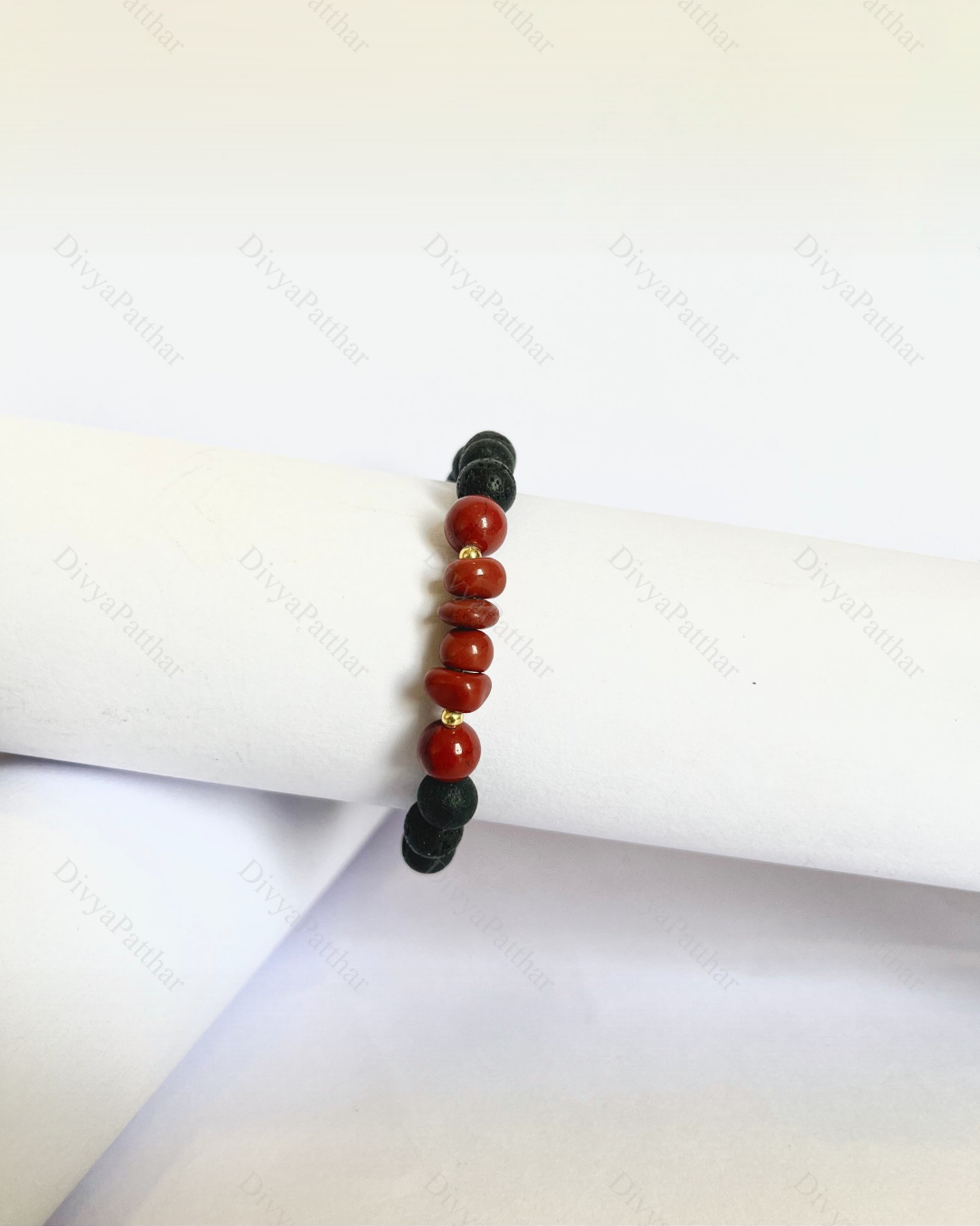 Premium Red Jasper Lava Bracelet (Strength, Stability & Grounded Confidence)