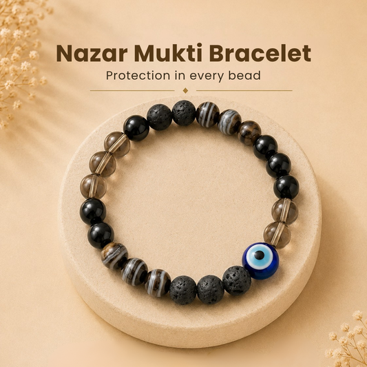 Natural Nazar Mukti Bracelet (Anti-Evil Eye & Energy Protection)