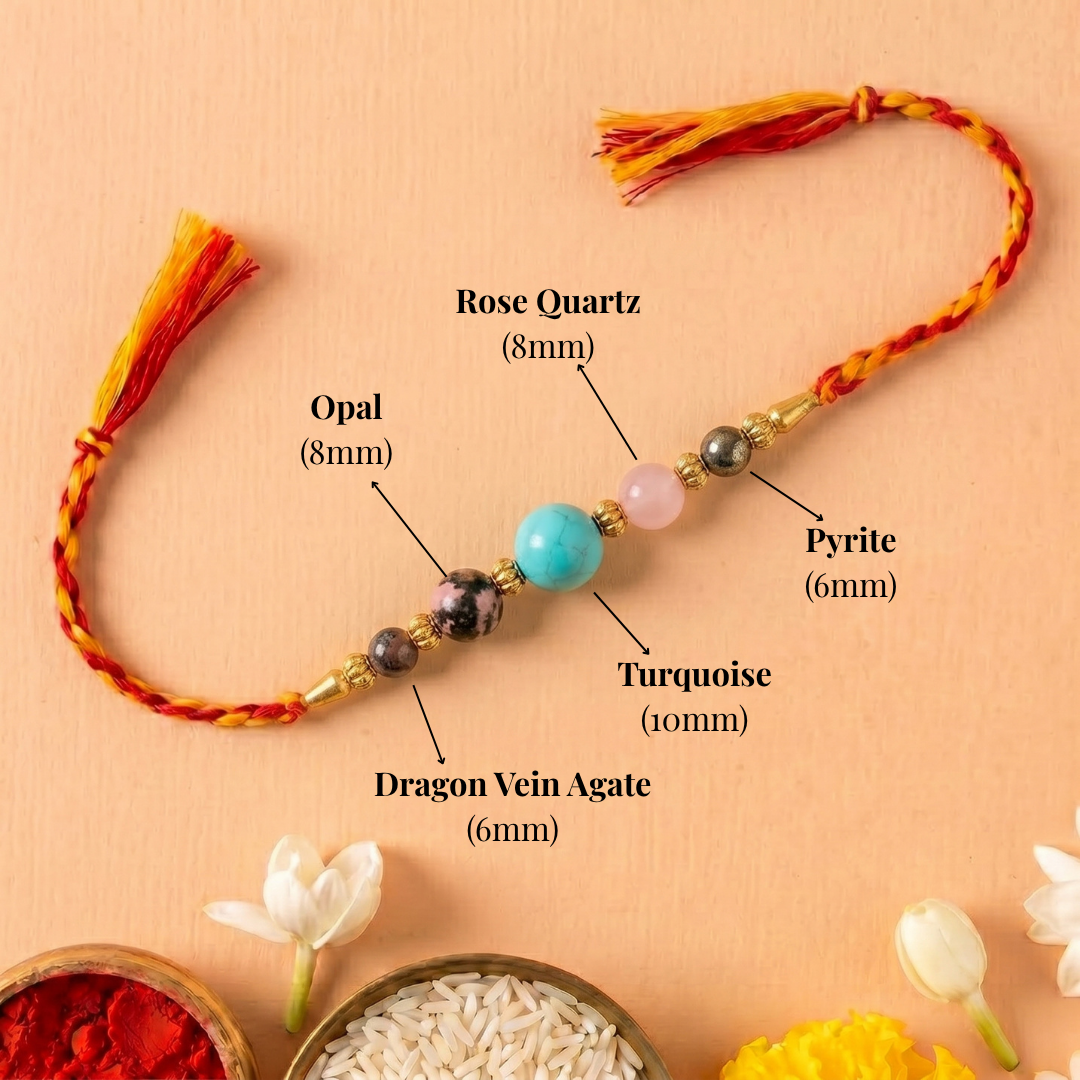 Moolank 6 Rakhi – Love, Harmony & Emotional Balance