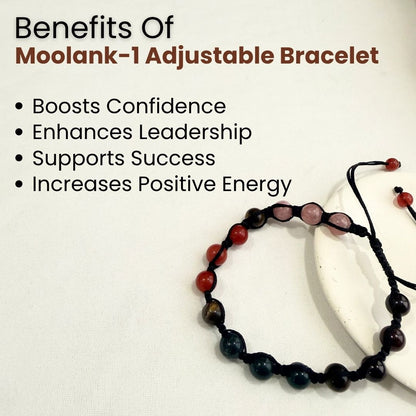 Moolank 1 Power Adjustable Bracelet (Leadership, Courage & Self-Empowerment)