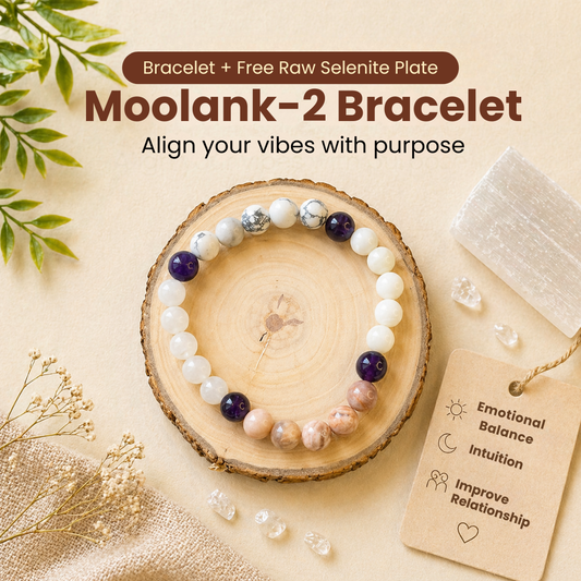 Moolank 2 Power Bracelet (Emotional Balance, Intuition & Inner Peace)