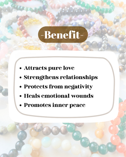 Love Protection Bracelet (Heart Healing & Energy Shield)