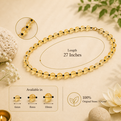 Citrine Mala – Abundance, Success & Positive Energy
