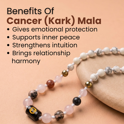 Cancer Zodiac Mala – Emotional Balance, Love & Inner Peace