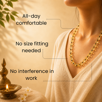 Citrine Mala – Abundance, Success & Positive Energy
