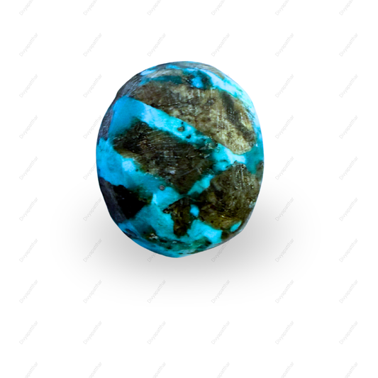 Natural Turquoise (Feroza) Gemstone – Oval Shape (36.95 Carat | 40.27 Ratti)